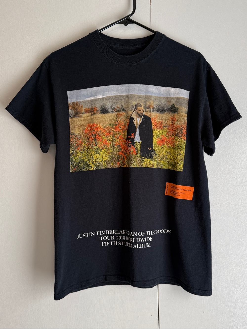 Justin Timberlake 2018 Man Of The Woods Tour Tshirt Size Medium